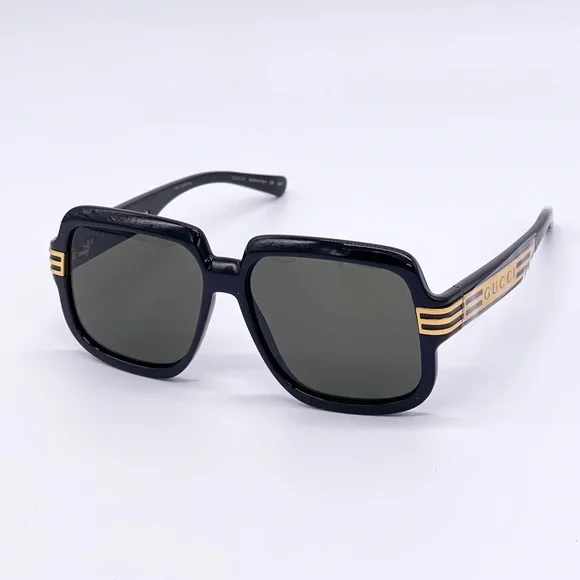 NEW GUCCI GG0979S 001 NEW COLLECTION UNISEX OVERSIZED SUNGLASSES GUCCI - Picture 4 of 14